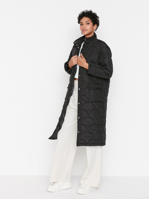 Зимняя куртка Trendyol модель TWOAW23MO00151/Siyah Фото