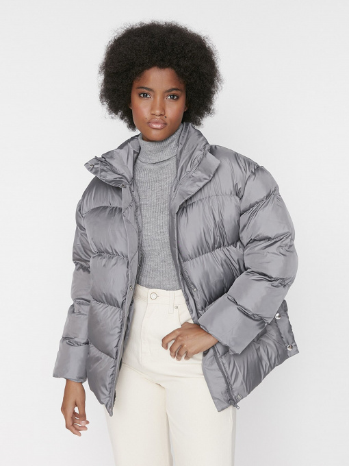 Зимняя куртка Trendyol модель TWOAW23MO00195/Antrasit Фото