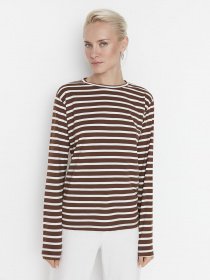 Лонгслив Trendyol модель TWOAW23TS00002/Kahverengi Фото