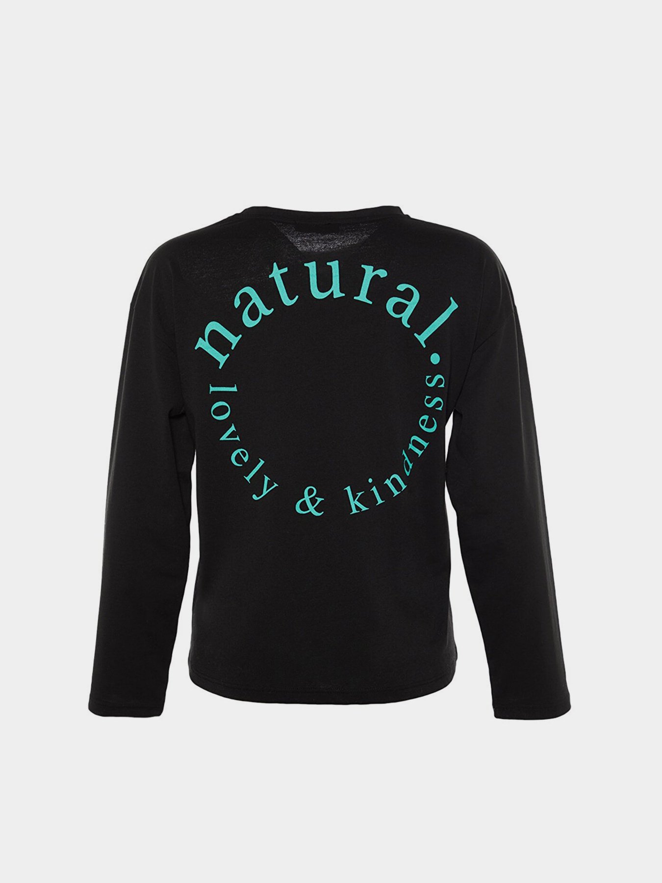 Лонгслив Trendyol модель TWOAW23TS00033/Siyah Фото