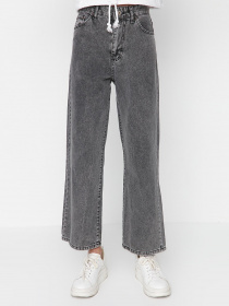 Широкі джинси Trendyol модель TCTAW23JE00069/Gri Фото