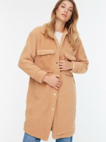 Пальто Trendyol модель TCTAW23MO00016/Camel Фото