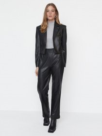 Брюки повседневные Trendyol модель TCTAW23TP00076/Siyah Фото