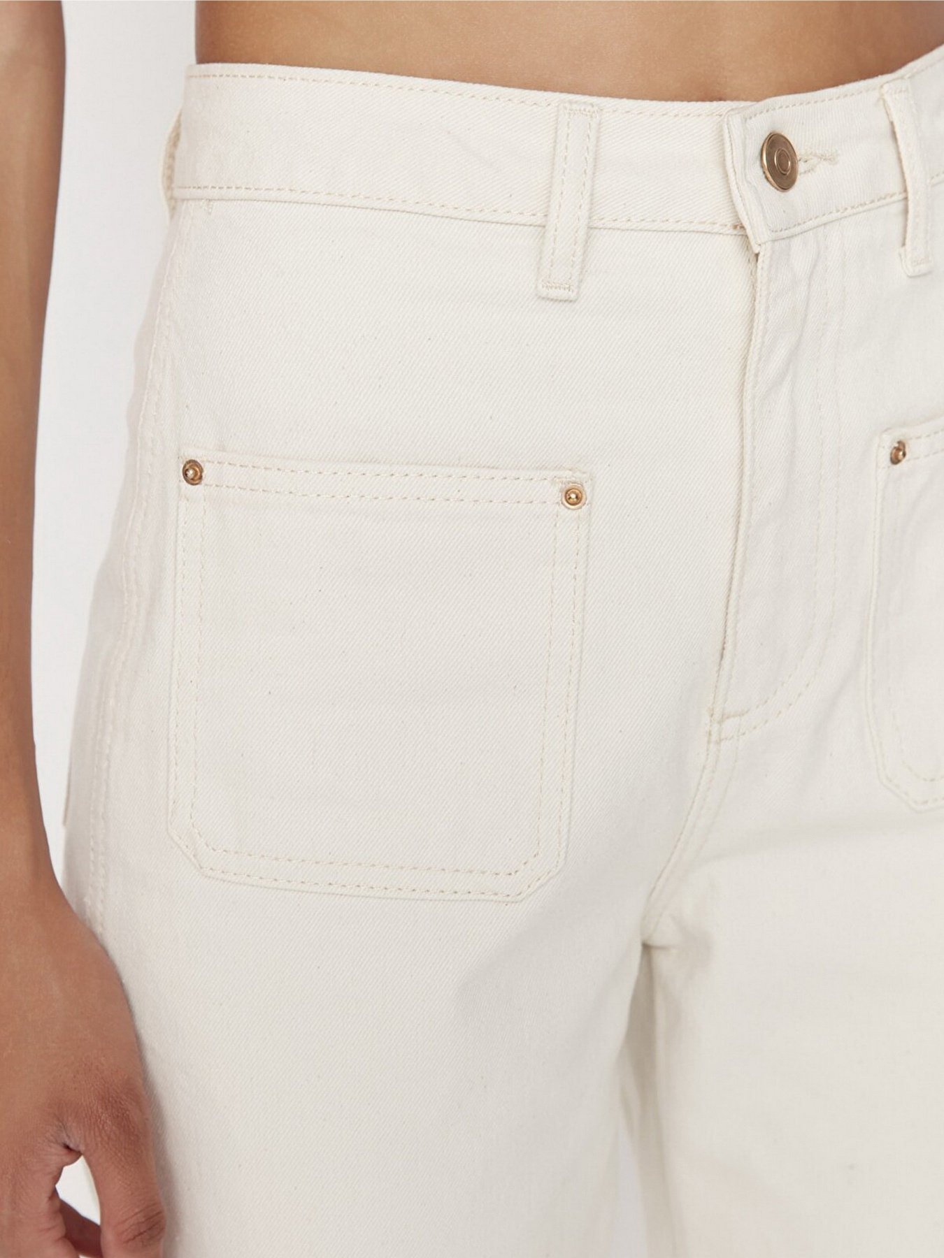 Завужені джинси Trendyol модель TWOAW22JE0446/Ekru Фото