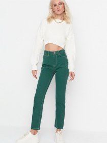 Завужені джинси Trendyol модель TWOAW22JE1366/Yesil Фото