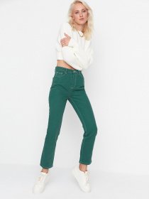 Завужені джинси Trendyol модель TWOAW22JE1366/Yesil Фото