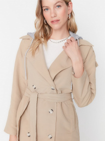 Тренч Trendyol модель TWOAW23TR00017/Bej Фото