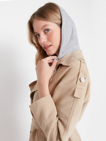 Тренч Trendyol модель TWOAW23TR00017/Bej Фото