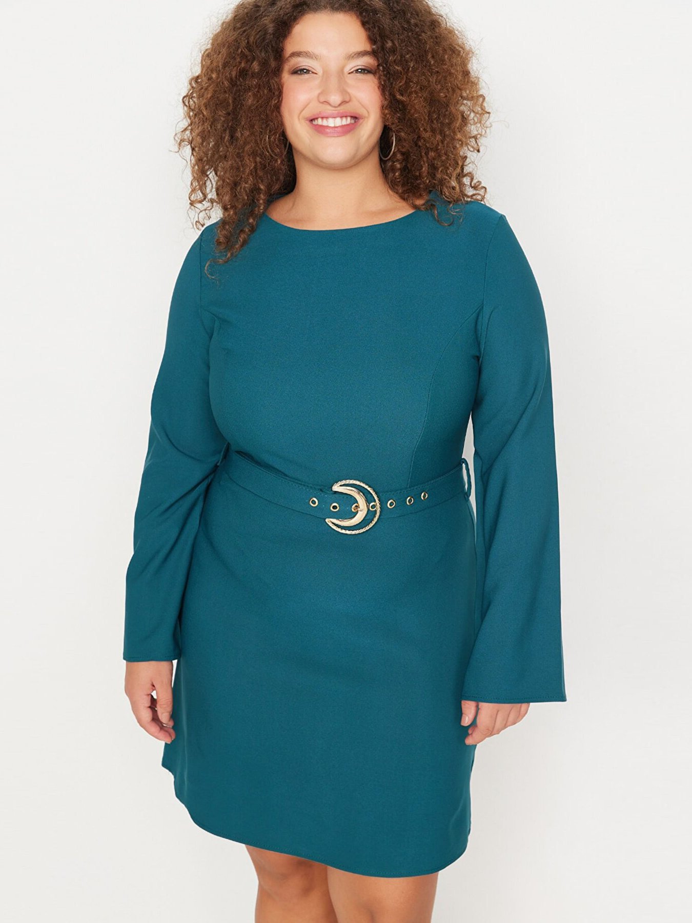 Платье мини Trendyol модель TBBAW23AH00144/Zumrut Yesili Фото