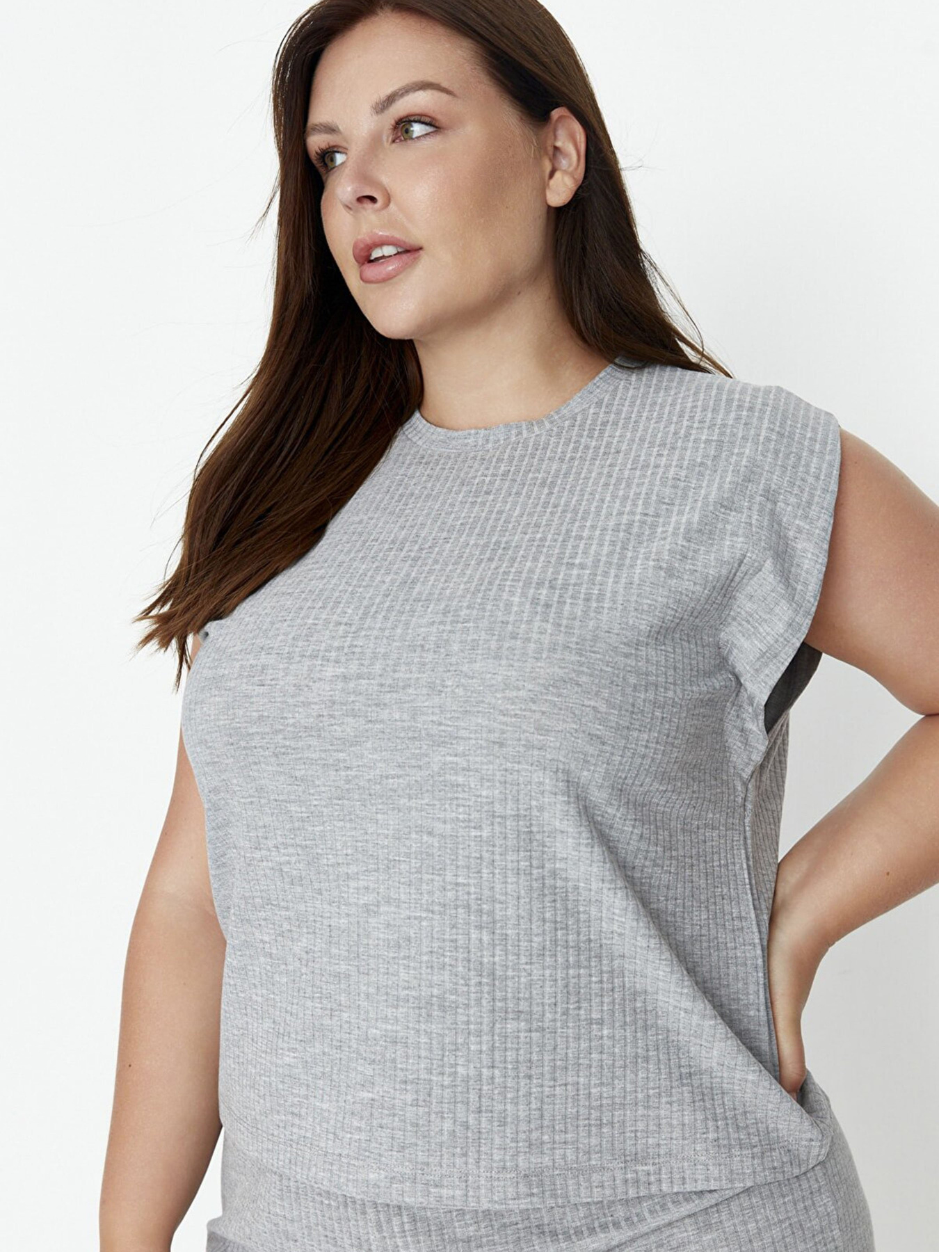 Пижама Trendyol модель TBBAW23AI00049/Gri Фото