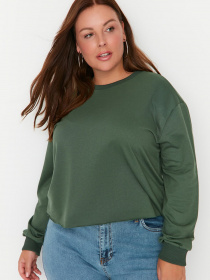Свитшот Trendyol модель TBBAW23AO00036/Zumrut Yesili Фото