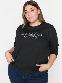 Світшот Trendyol модель TBBAW23AO00067/Siyah Фото