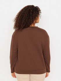 Свитшот Trendyol модель TBBAW23AO00097/Kahverengi Фото