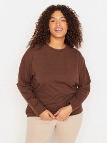 Свитшот Trendyol модель TBBAW23AO00097/Kahverengi Фото