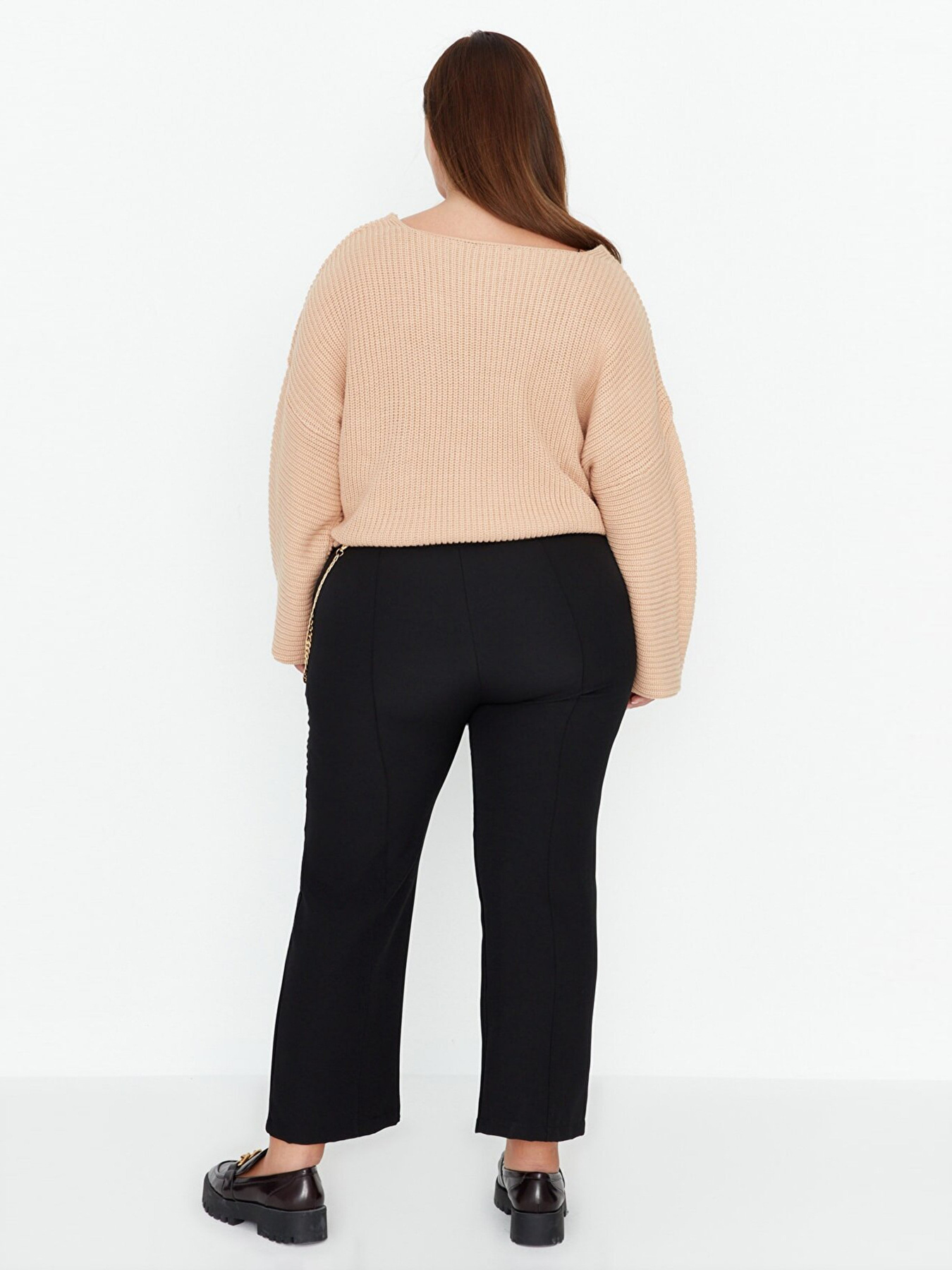 Класичні штани Trendyol модель TBBAW23AR00034/Siyah Фото