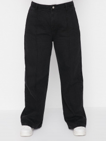 Широкие джинсы Trendyol модель TBBAW23CJ00013/Antrasit Фото