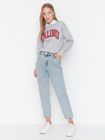 Прямые джинсы Trendyol модель TCTAW23JE00058/Mavi Фото