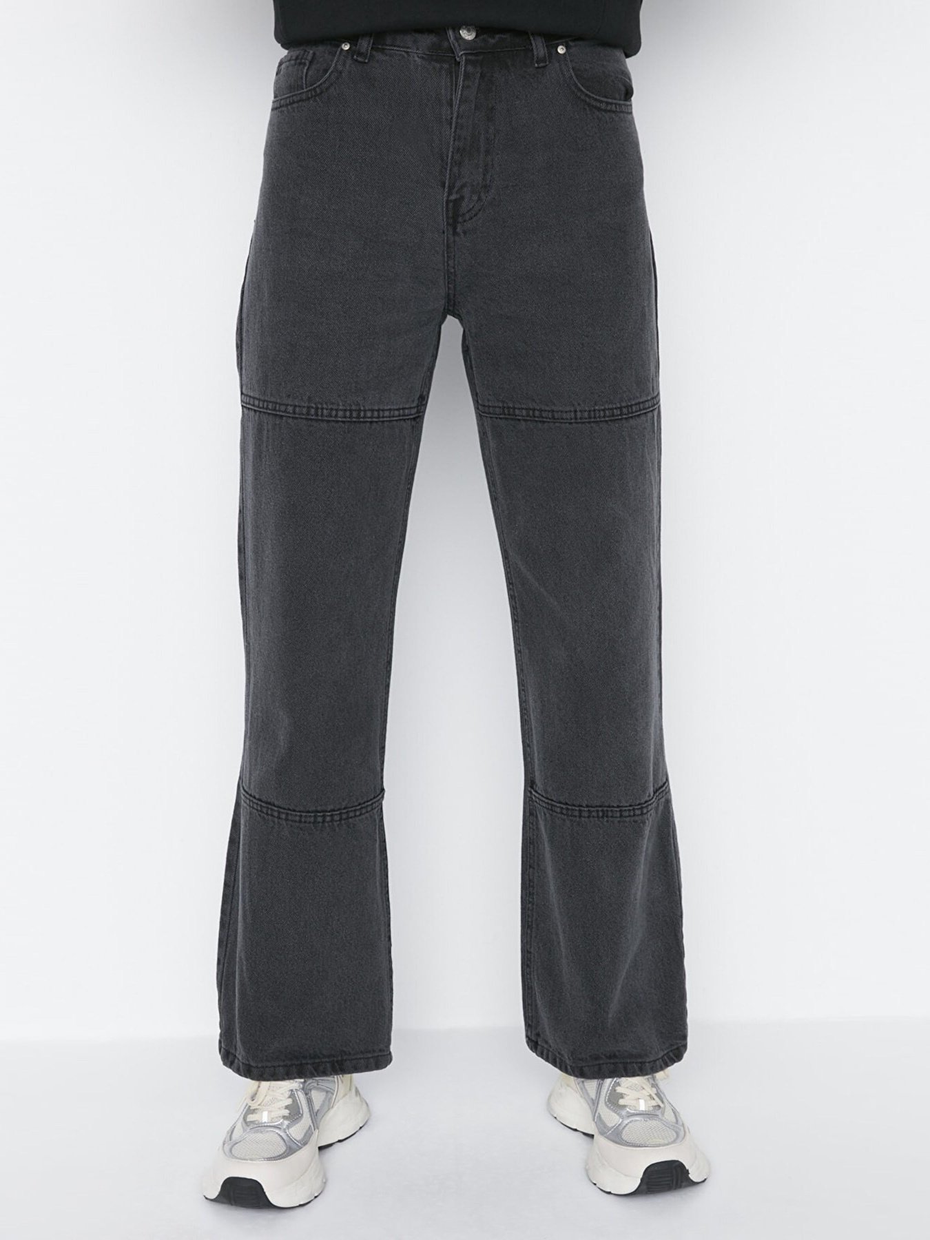 Прямі джинси Trendyol модель TCTAW23JE00063/Antrasit Фото