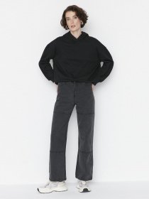 Прямі джинси Trendyol модель TCTAW23JE00063/Antrasit Фото