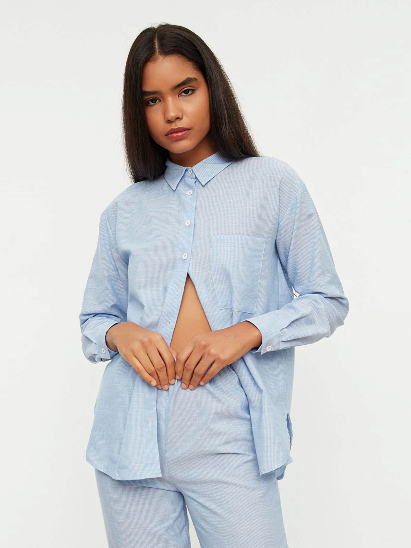 Пижама Trendyol модель THMAW21PT0175/Mavi Фото