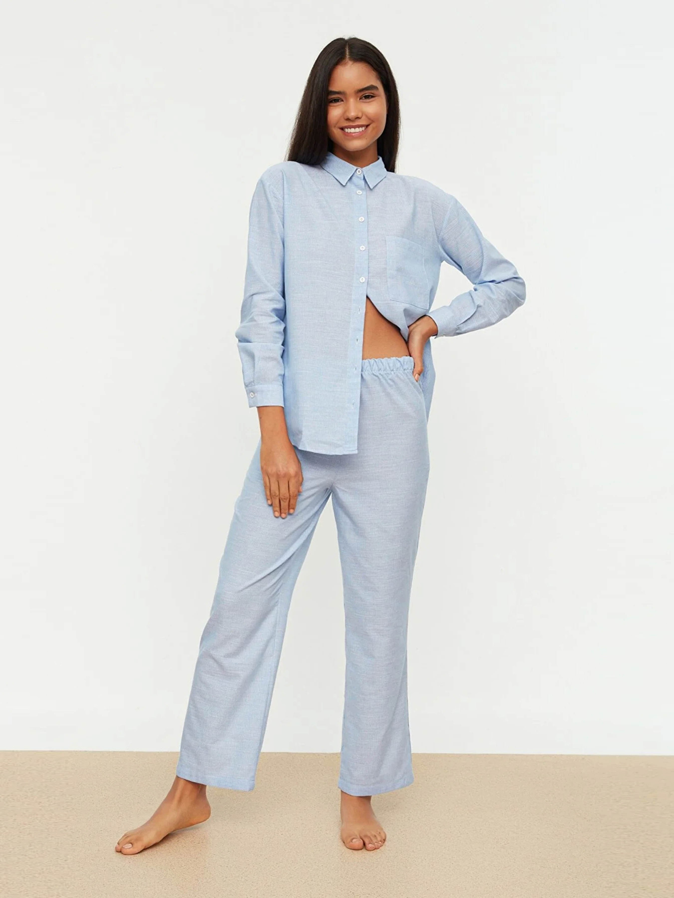 Пижама Trendyol модель THMAW21PT0175/Mavi Фото