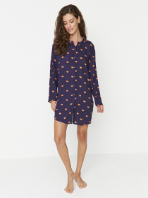 Ночная рубашка Trendyol модель THMAW23GC00021/Lacivert Фото