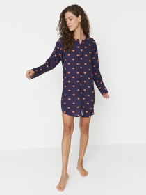 Нічна сорочка Trendyol модель THMAW23GC00021/Lacivert Фото