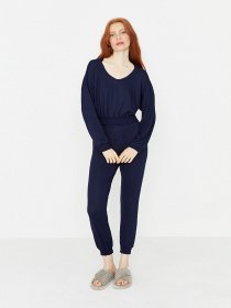Пижама Trendyol модель THMAW23PT00024/Lacivert Фото