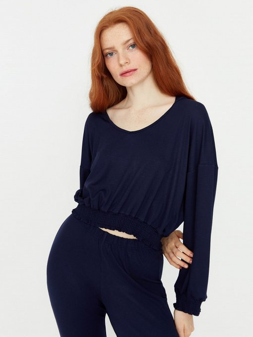 Пижама Trendyol модель THMAW23PT00024/Lacivert Фото