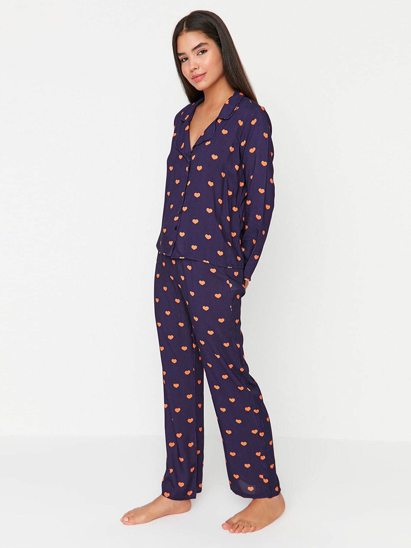 Пижама Trendyol модель THMAW23PT00397/Lacivert Фото