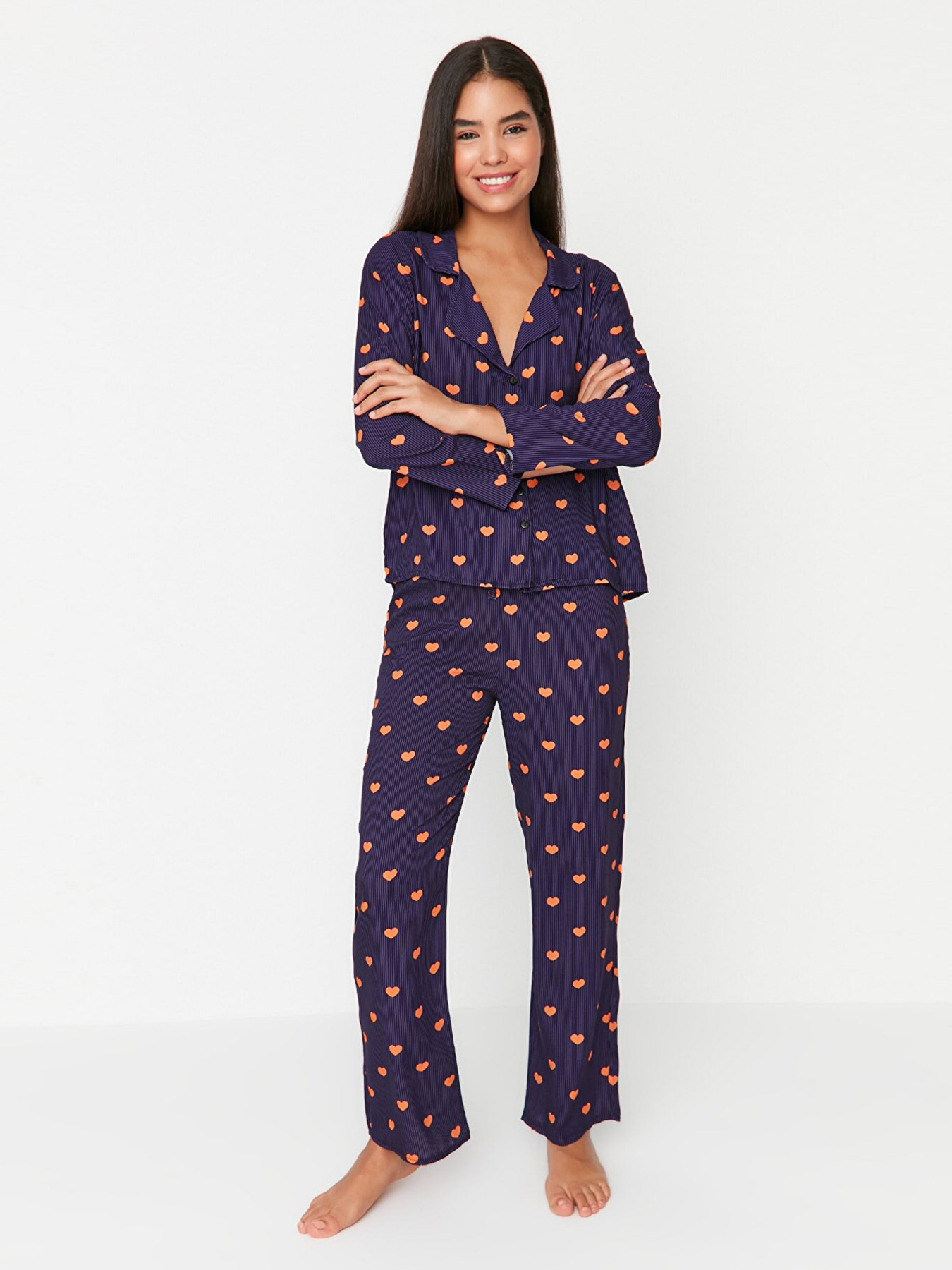 Пижама Trendyol модель THMAW23PT00397/Lacivert Фото