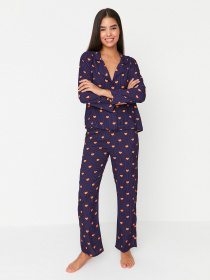 Пижама Trendyol модель THMAW23PT00397/Lacivert Фото