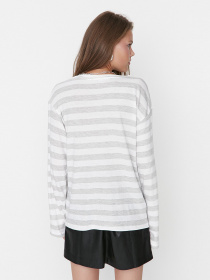 Лонгслив Trendyol модель TWOAW22BZ0162/Acik Gri Фото