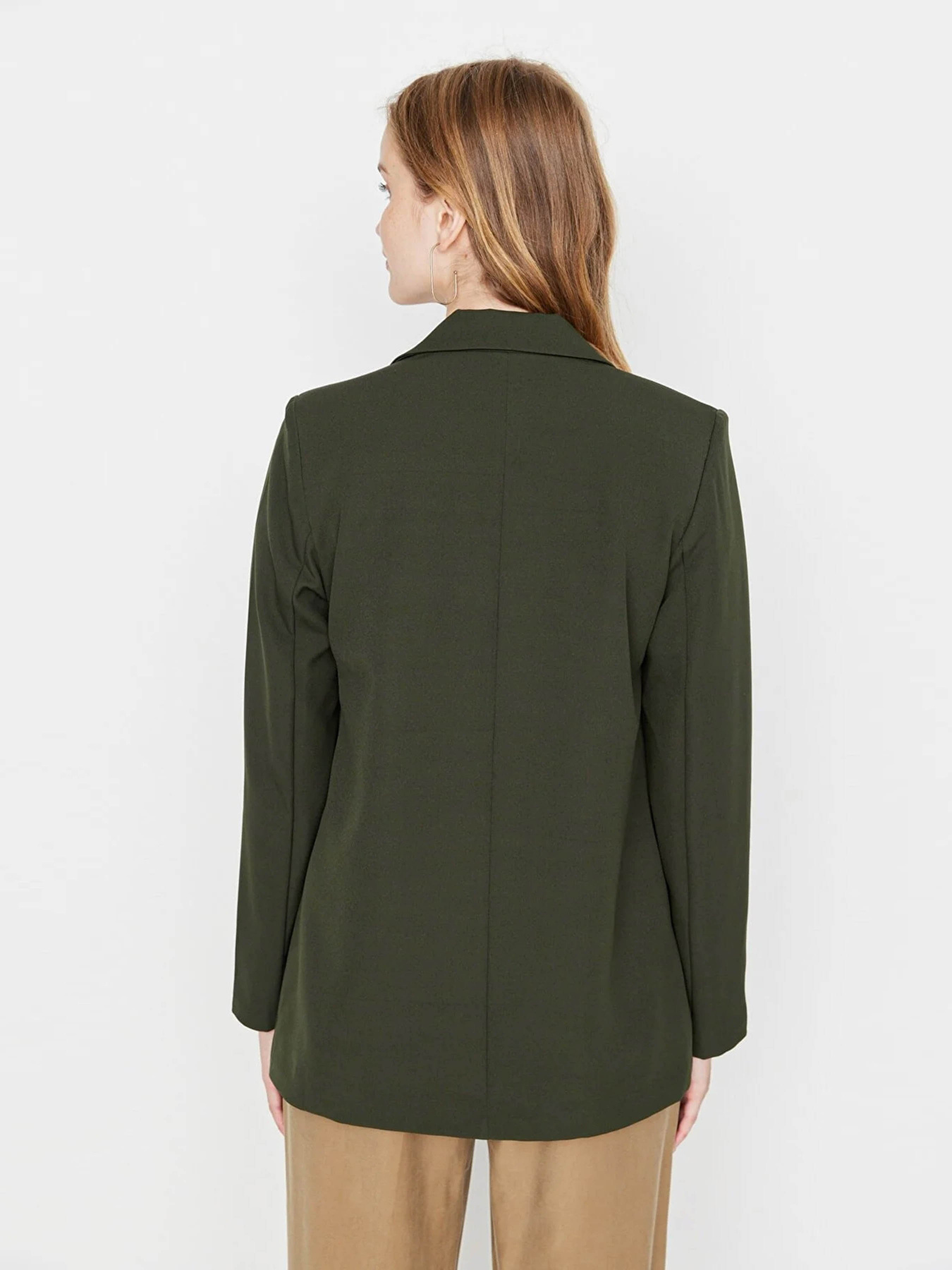 Блейзер Trendyol модель TWOAW23BC00046/Haki Фото