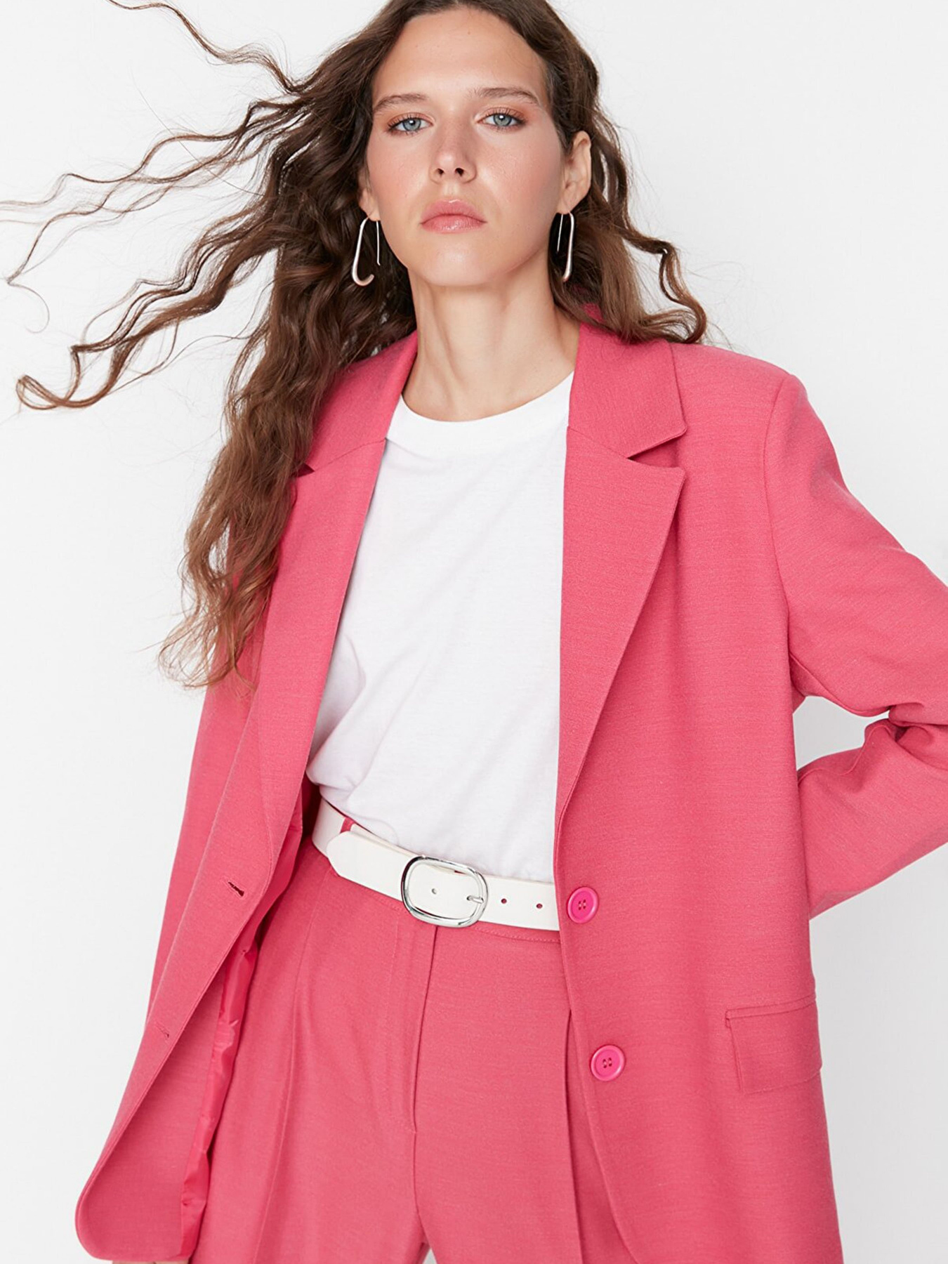 Блейзер Trendyol модель TWOAW23BC00132/Fusya Фото