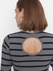 Лонгслив Trendyol модель TWOAW23BZ00548/Gri Фото