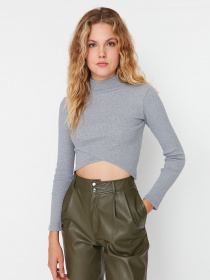 Водолазка Trendyol модель TWOAW23BZ00714/Gri Melanj Фото