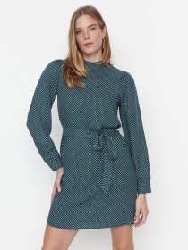 Платье мини Trendyol модель TWOAW23EL01007/Petrol Фото