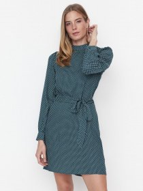 Платье мини Trendyol модель TWOAW23EL01007/Petrol Фото