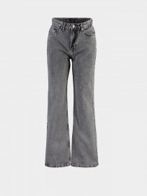 Прямые джинсы Trendyol модель TWOAW23JE00388/Gri Фото