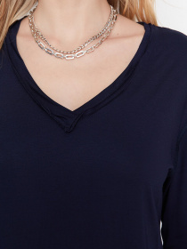 Лонгслив Trendyol модель TWOAW23TS00055/Lacivert Фото