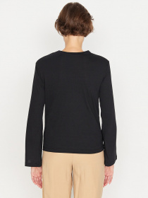 Лонгслив Trendyol модель TWOAW23TS00058/Siyah Фото