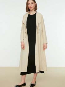 Платье макси Trendyol модель TCTSS21UK0034/Siyah Фото