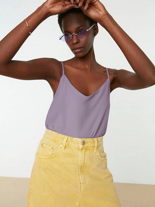 Майка Trendyol модель TWOSS19BB0224/Lila Фото