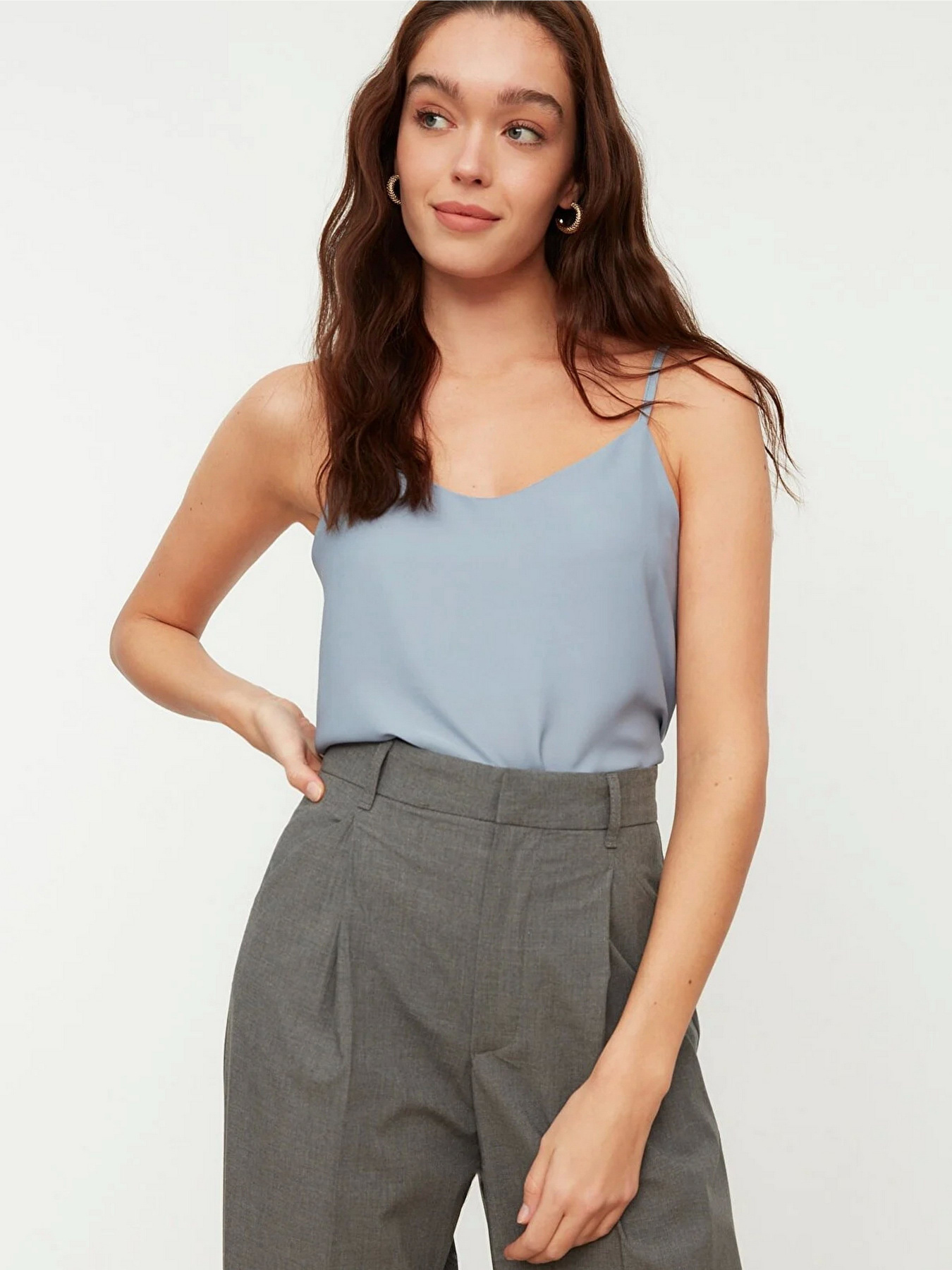 Майка Trendyol модель TWOSS19BB0224/Mavi Фото