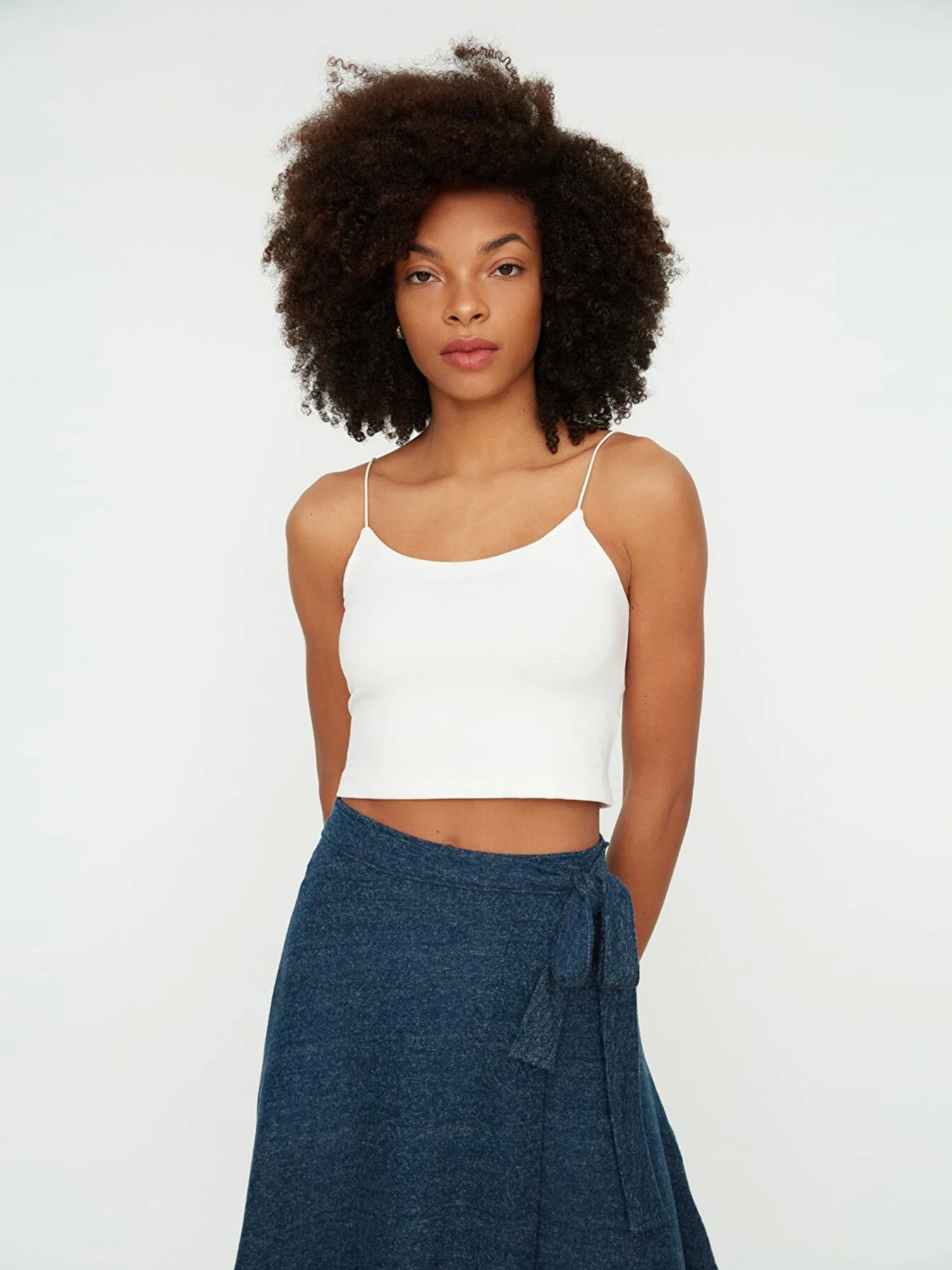 Топ Trendyol модель TWOSS20AL0006/Beyaz Фото