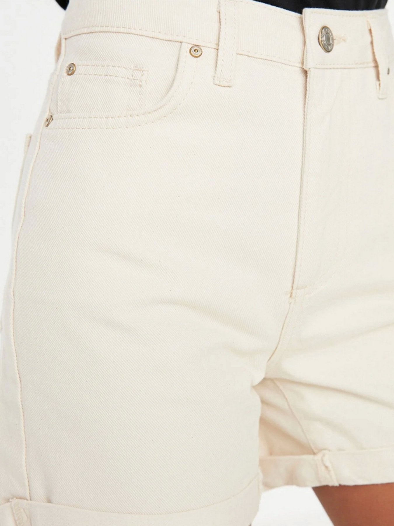 Джинсові шорти Trendyol модель TWOSS20SR0231/Ekru Фото