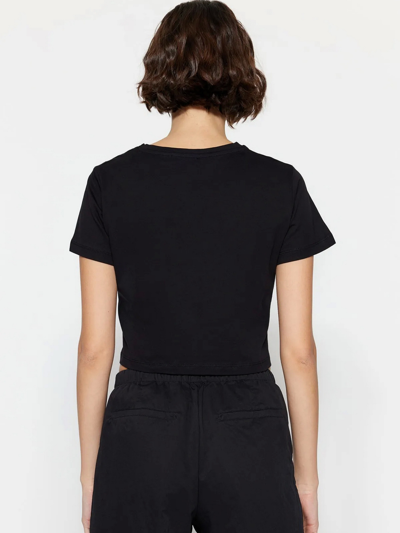 Набор футболок Trendyol модель TWOSS20TS1480/Siyah-Beyaz Фото