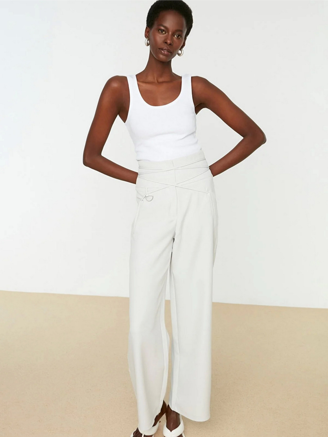 Майка Trendyol модель TWOSS22AL0042/Beyaz Фото