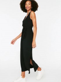 Платье макси Trendyol модель TWOSS22EL2795/Siyah Фото